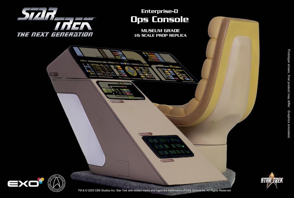 Star Trek: The Next Generation Replica 1/6 Enterprise-D Bridge OPS Console