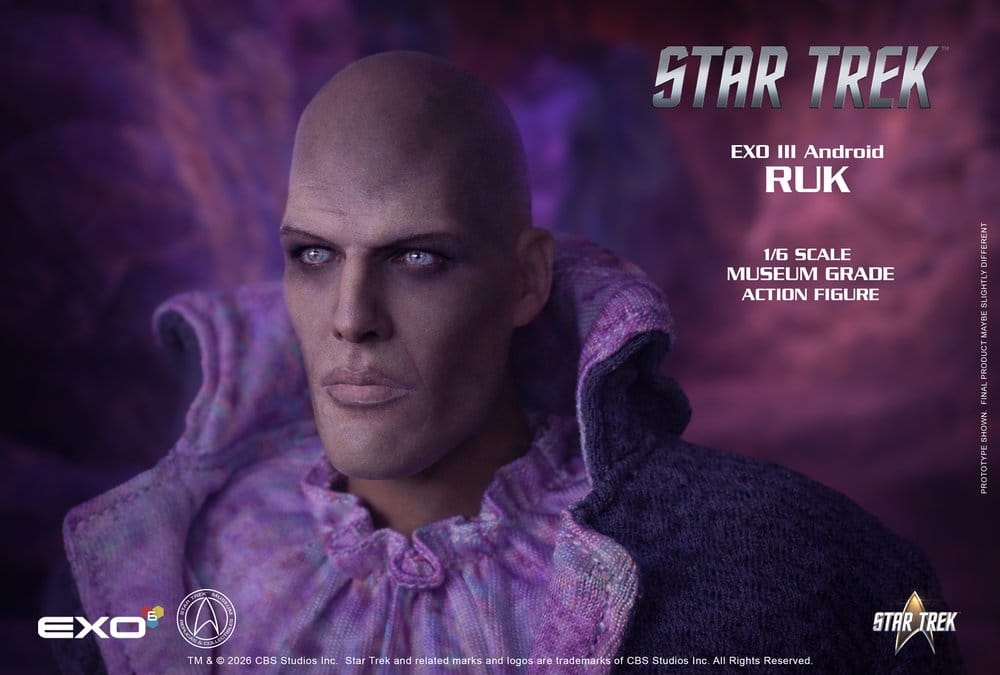 Star Trek: The Original Series Action Figure 1/6 Ruk EXO III Android 33 cm
