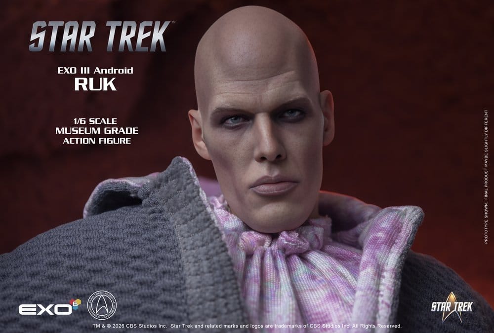 Star Trek: The Original Series Action Figure 1/6 Ruk EXO III Android 33 cm