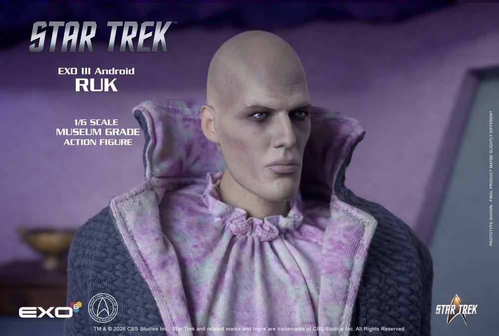 Star Trek: The Original Series Action Figure 1/6 Ruk EXO III Android 33 cm