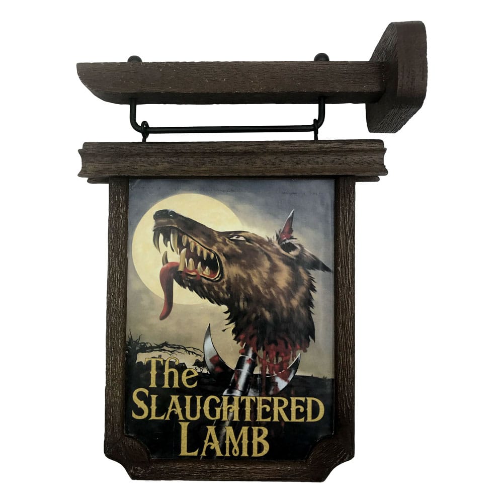 Ein amerikanischer Werwolf in London, maßstabsgetreue Nachbildung eines Pub-Schilds, 6 cm