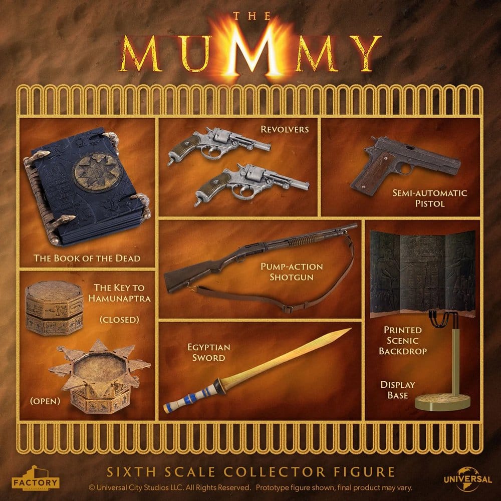 The Mummy Action Figure 1/6 Rick O’Connell 30 cm