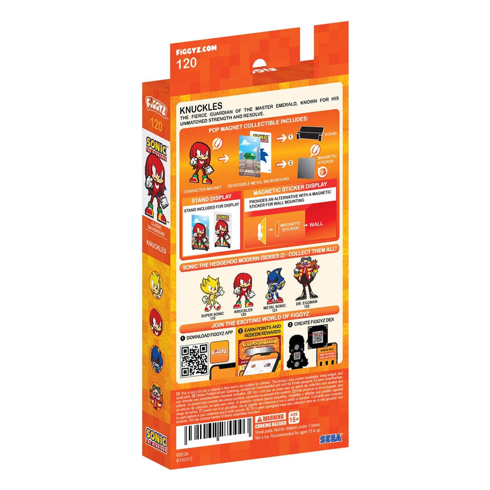 Sonic the Hedgehog (Modern) FiGGYZ Magnet Collectible Knuckles 11 cm