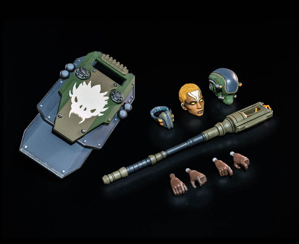 Cosmic Legions: OxKrewe Book Two Harrow Zone Action Figure Jobara Kee 18 cm