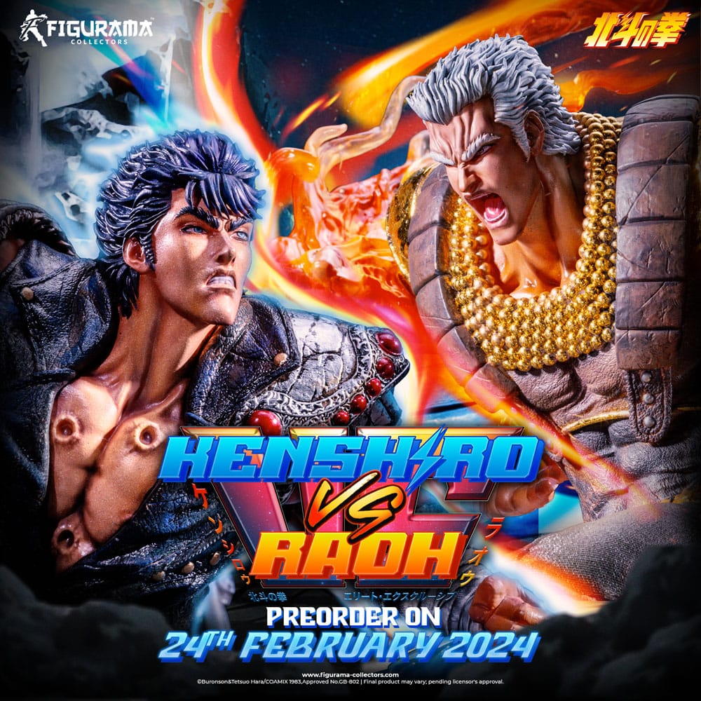 Fist of the North Star Elite Exklusive Statue 1/6 Kenshiro vs Raoh 59 cm