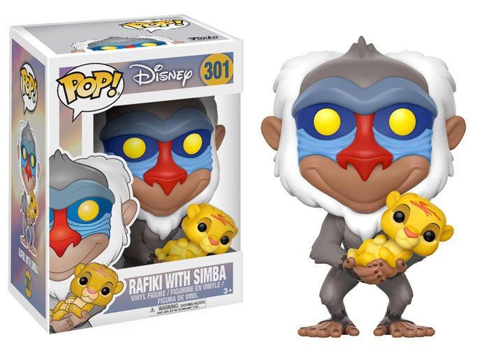 The Lion King POP! Disney Vinyl Figure Rafiki & Simba 9 cm