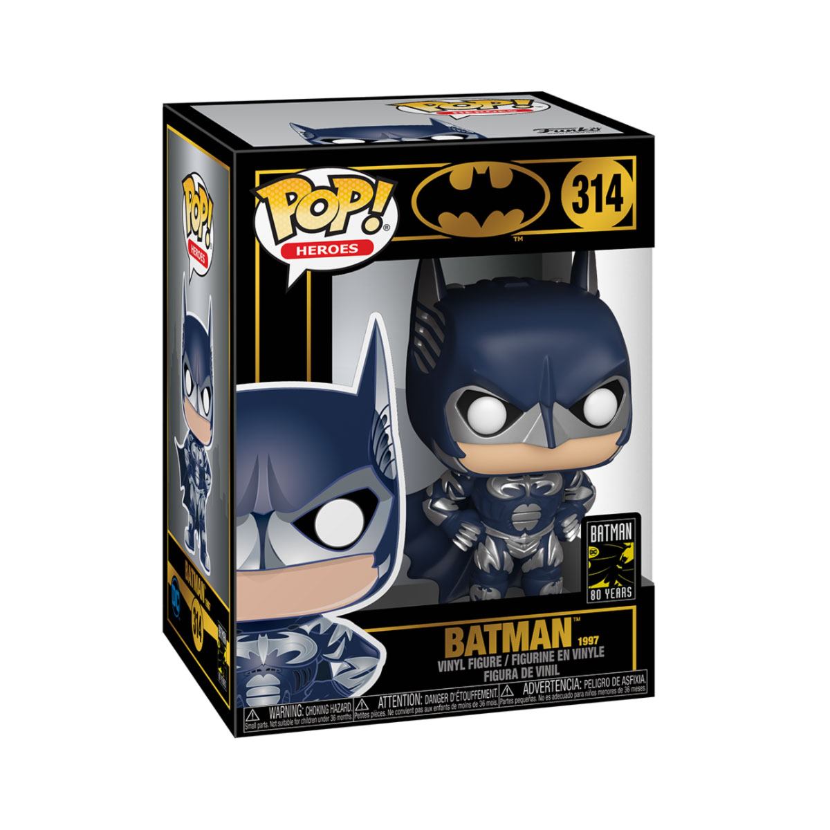 Batman 80. POP! Helden-Vinylfigur Batman (1997) 9 cm