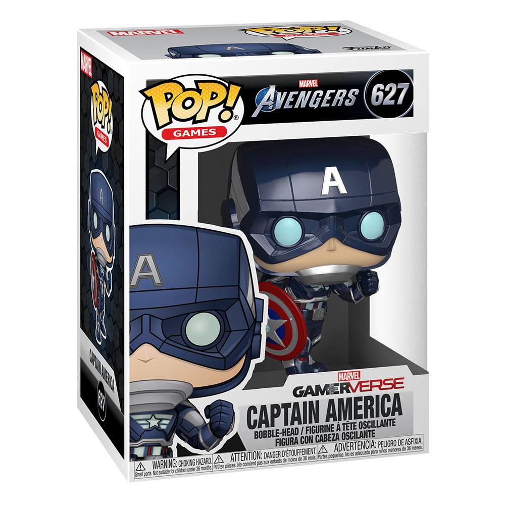 Marvel's Avengers (Videospiel 2020) POP! Marvel Vinylfigur Captain America 9 cm