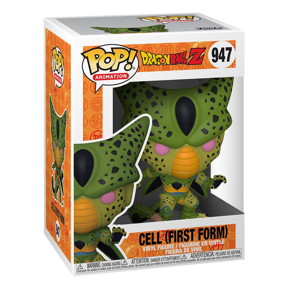 Dragon Ball Z POP! Animations-Vinylfigur Cell (Erste Form) 9 cm