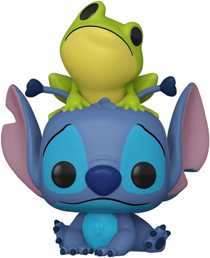 Lilo & Stitch POP! Vinyl Figure Stitch w/Frog 9 cm