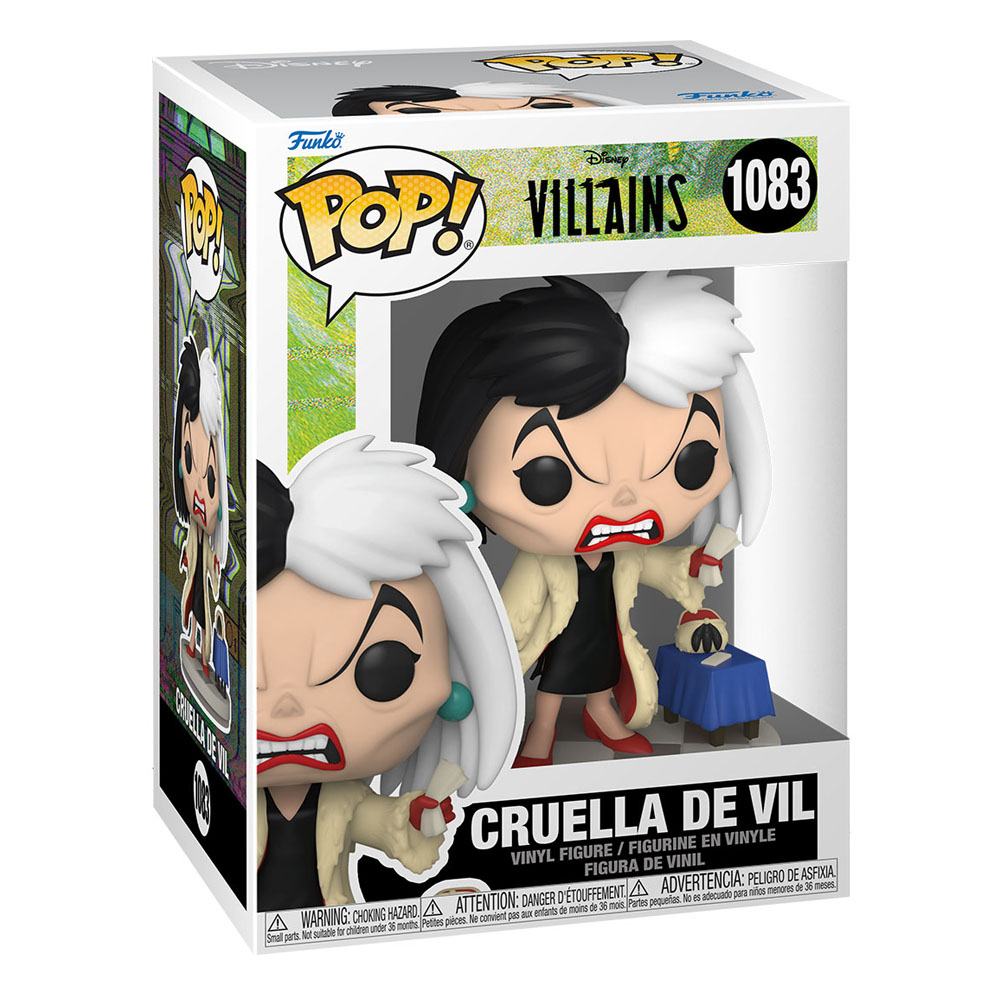 Disney: Villains POP! Disney Vinyl Figure Cruella de Vil 9 cm