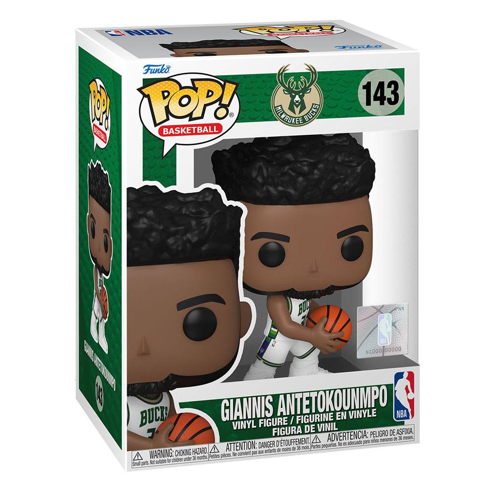 NBA Bucks POP! Basketball-Vinylfigur Giannis (City Edition 2021) 9 cm