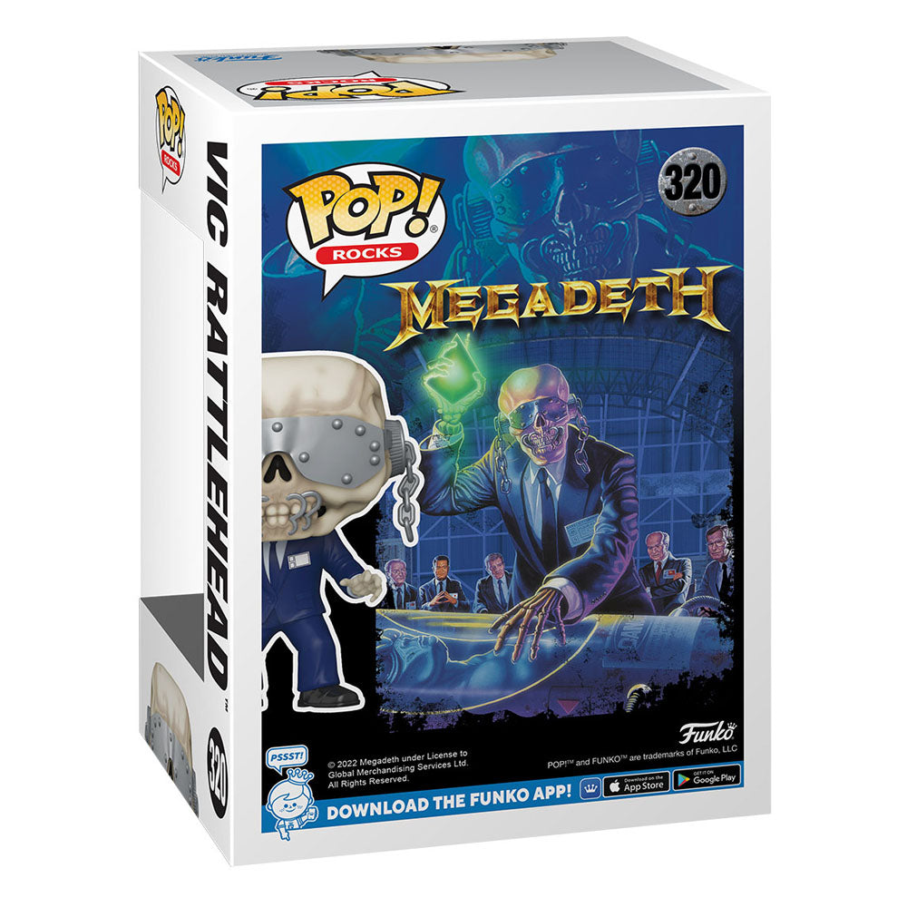 Megadeth POP! Rocks Vinylfigur Vic Rattlehead 9 cm