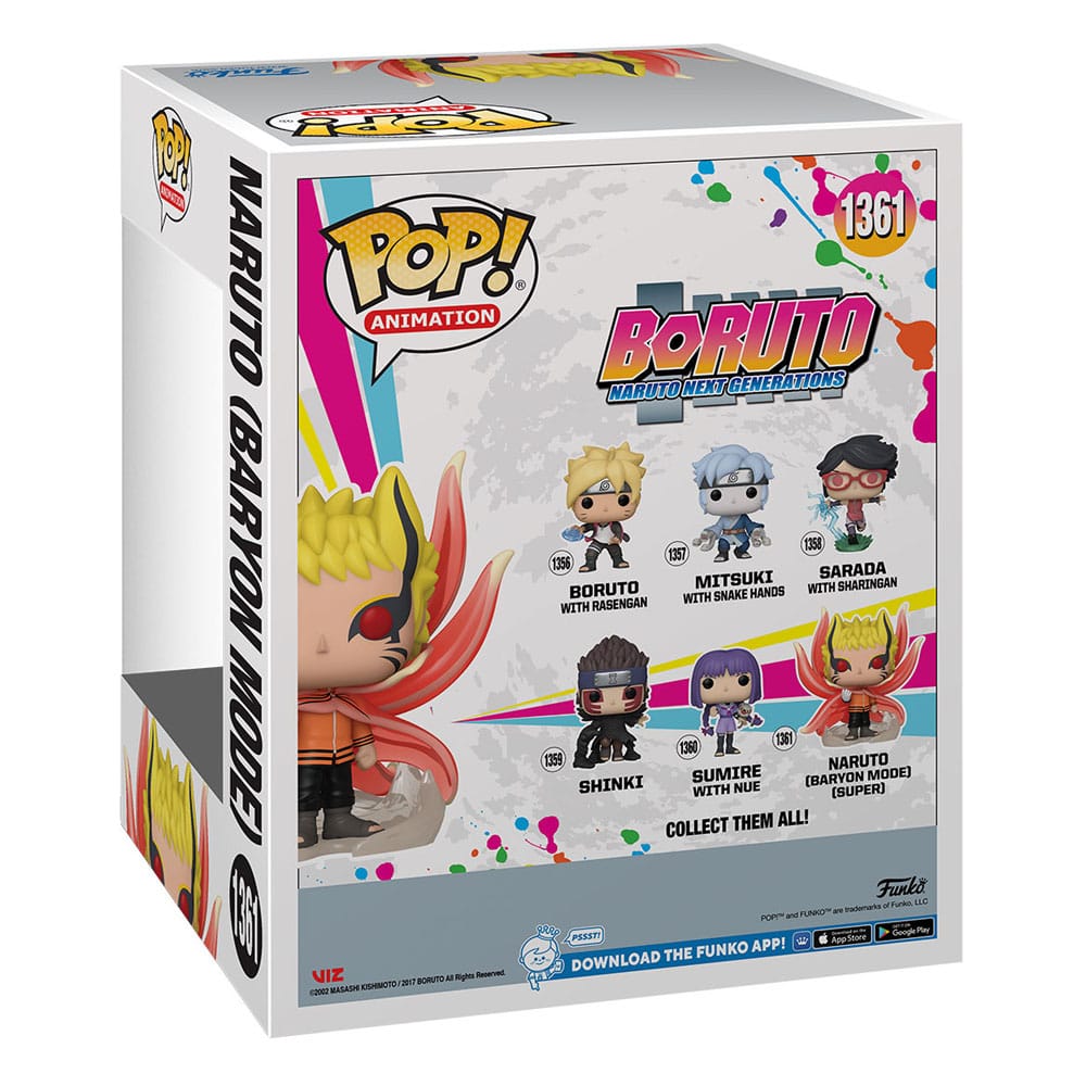 Boruto – Naruto Next Generations Super Size POP! Vinylfigur Baryon Naruto 15 cm