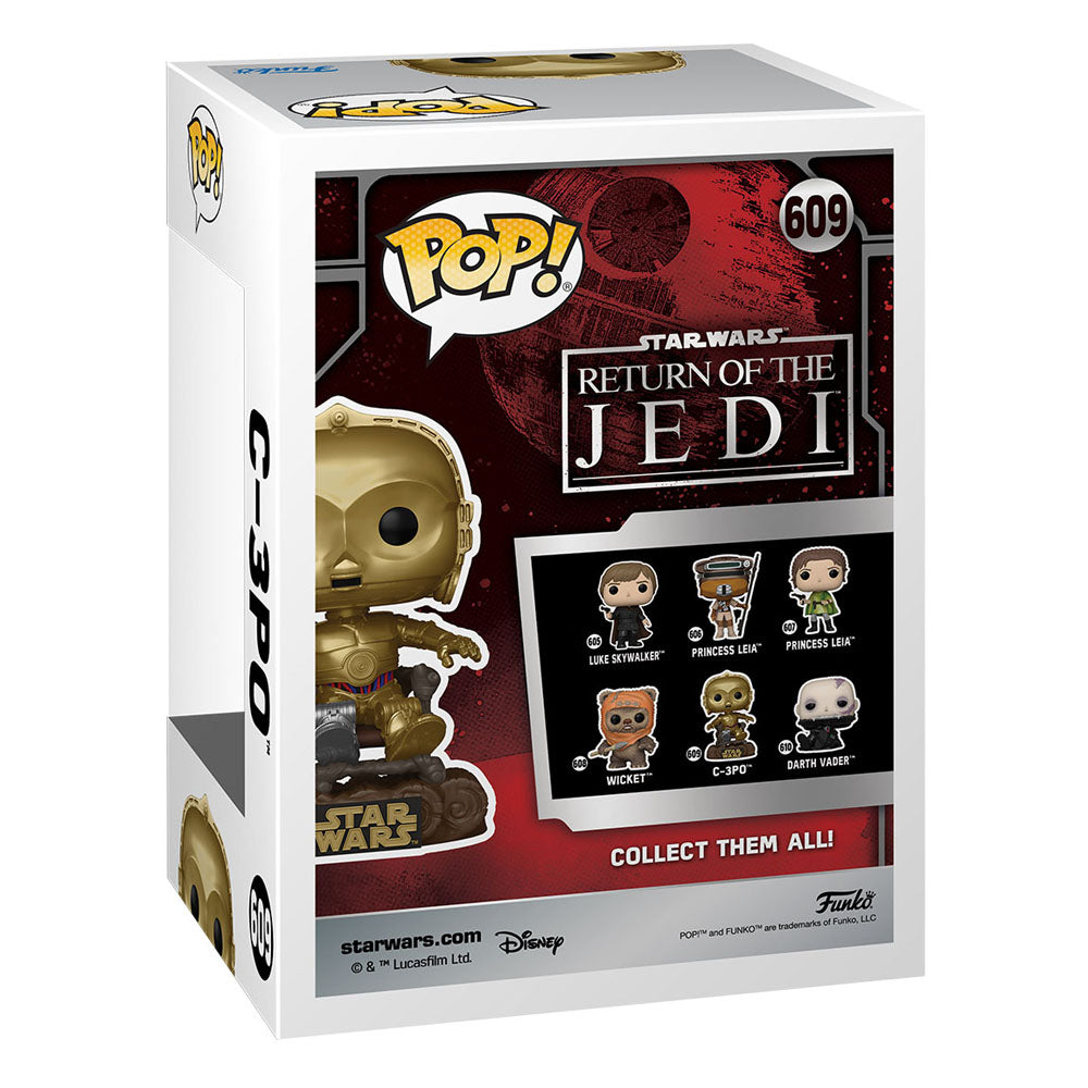 Star Wars: Die Rückkehr der Jedi-Ritter zum 40-jährigen Jubiläum POP! Vinylfigur C3P0 im Stuhl 9 cm