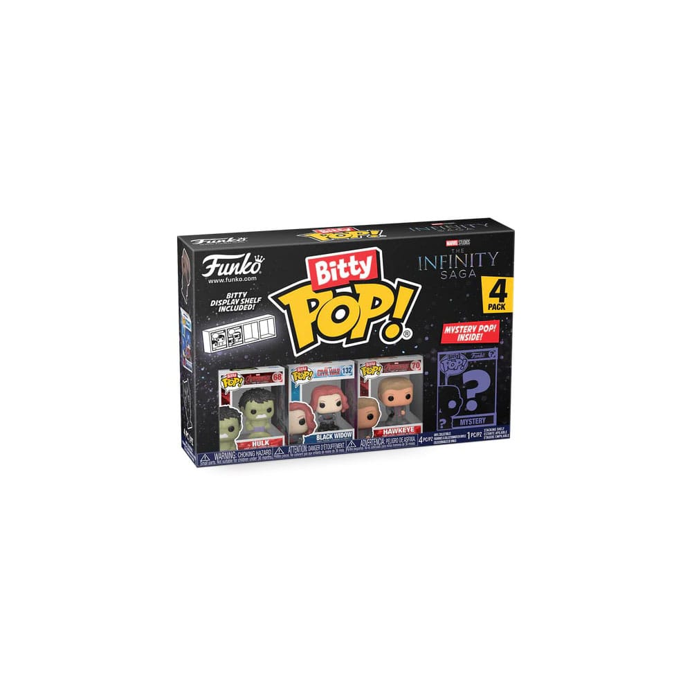 Marvel Bitty POP! Vinylfigur 4er-Pack Hulk 2,5 cm