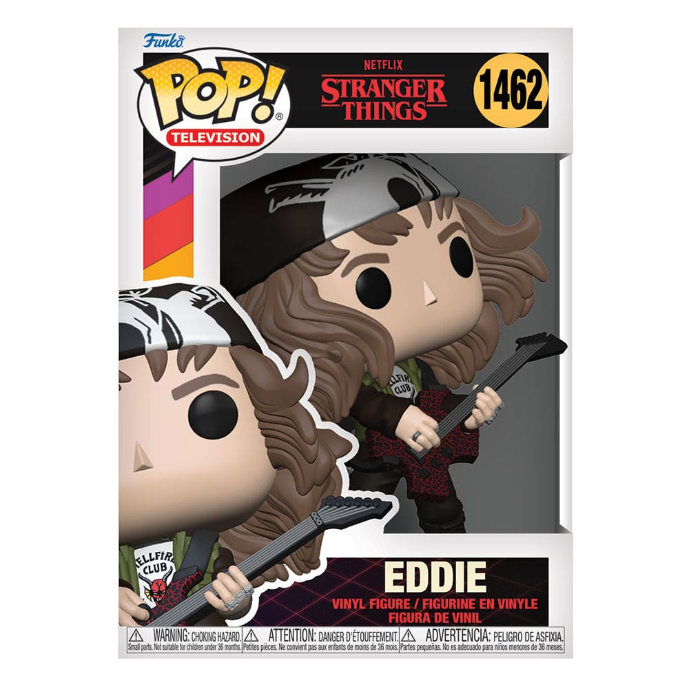 Fremde Dinge POP! TV-Vinylfigur Hunter Eddie mit Gitarre 9 cm