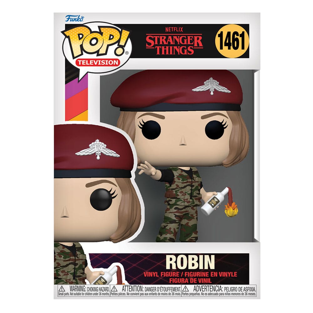 Fremde Dinge POP! TV-Vinylfigur Hunter Robin mit Cocktail 9 cm