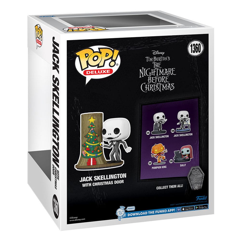 Nightmare before Christmas 30th POP! Deluxe Vinyl Figure Jack w/C.Town Door 9 cm