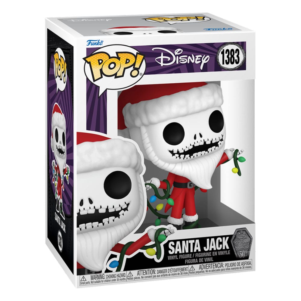 Nightmare before Christmas 30. POP! Disney Vinylfigur Santa Jack 9 cm