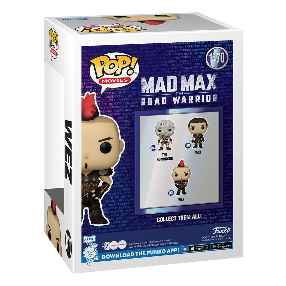 Mad Max: The Road Warrior POP! Filme Vinylfigur Wez 9 cm