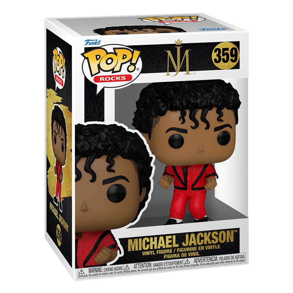 Michael Jackson POP! Rocks Vinylfigur Thriller 9 cm