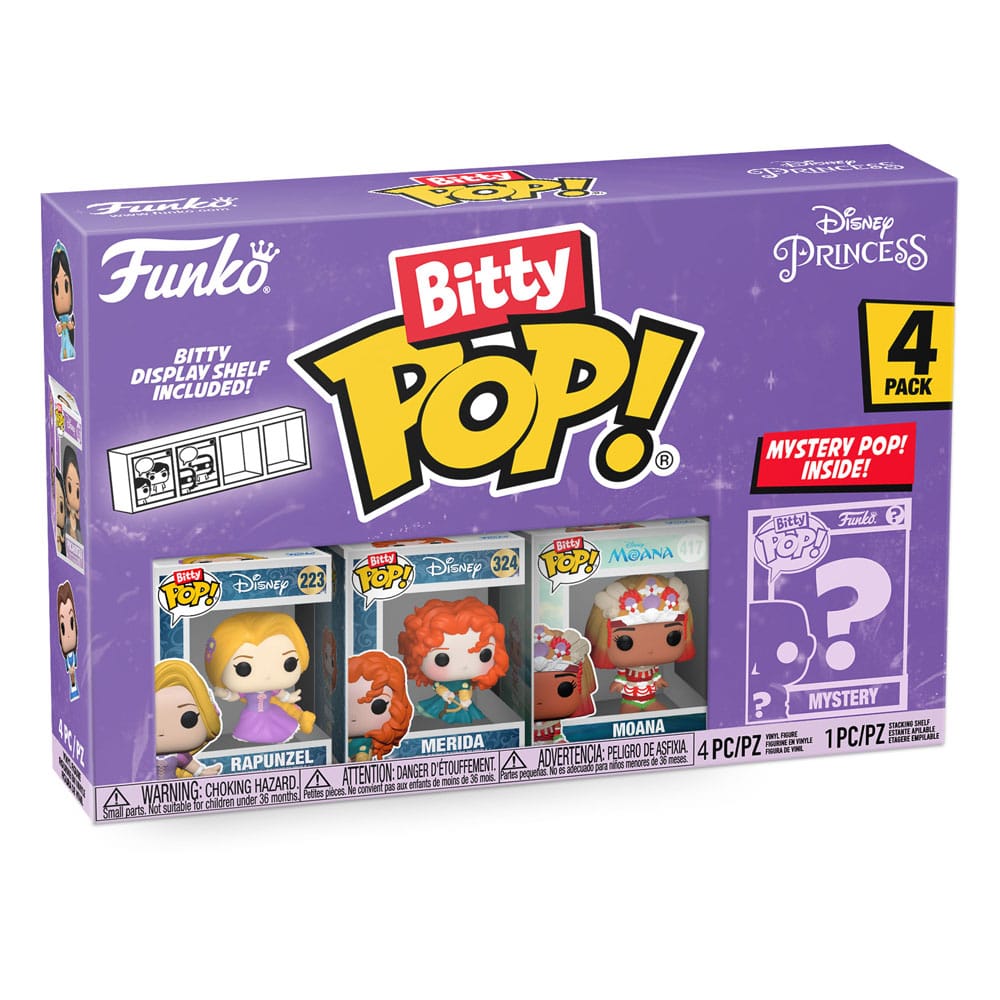 Disney Princess Bitty POP! Vinyl Figure 4-Pack Rapunzel 2.5 cm