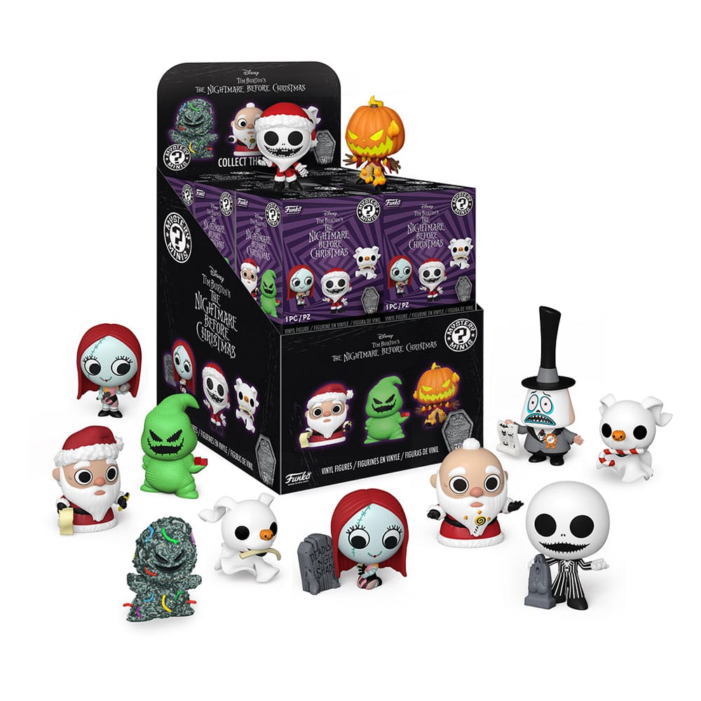 Nightmare before Christmas 30th Mystery Minifiguren 5 cm Display (12)