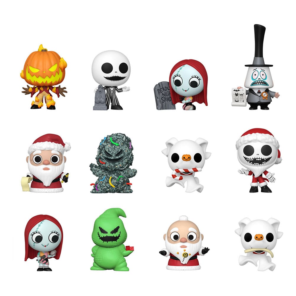 Nightmare before Christmas 30th Mystery Minifiguren 5 cm Display (12)