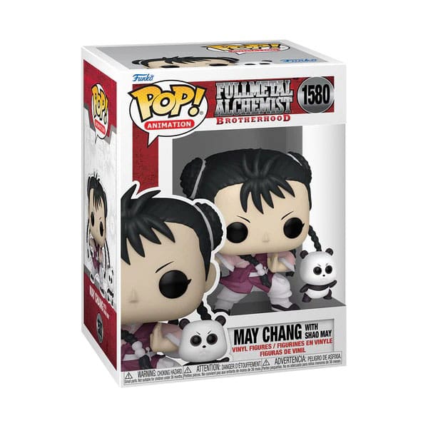 Fullmetal Alchemist Brotherhood POP &amp; Buddy! Animations-Vinylfigur May Chang mit Panda 9 cm