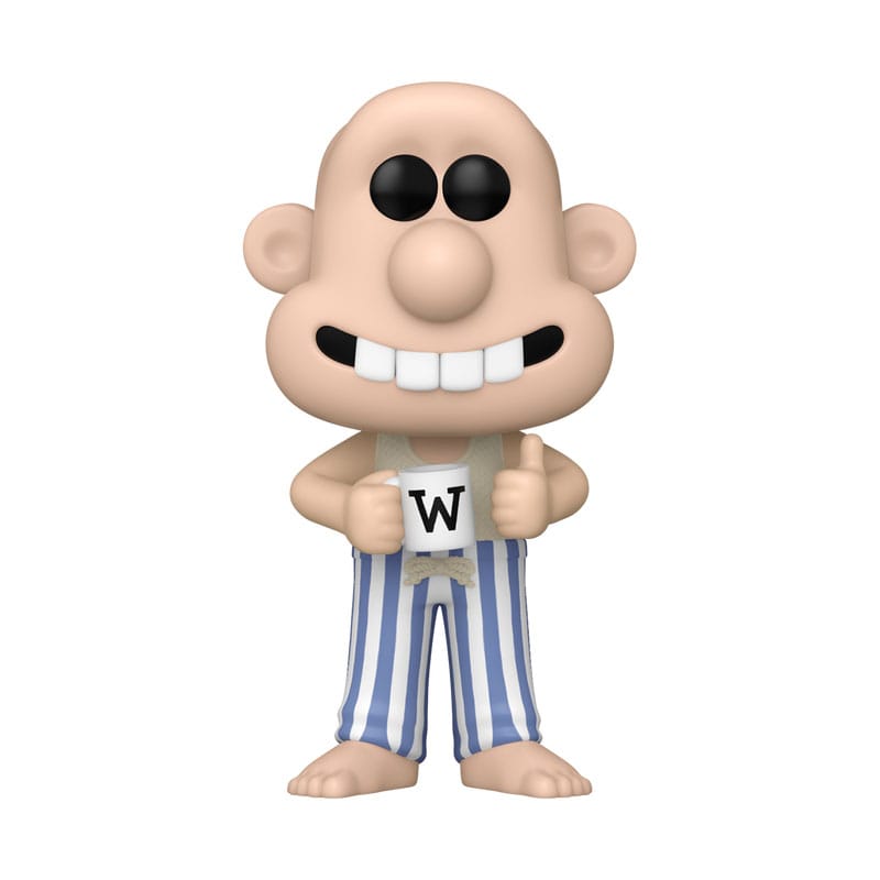 Wallace & Gromit POP! Animation Vinyl Figure Wallace In Pajamas 9 cm