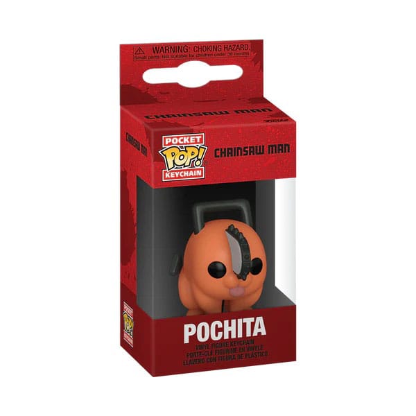 Kettensägenmann POP! Vinyl-Schlüsselanhänger 4 cm Pochita Display (12)