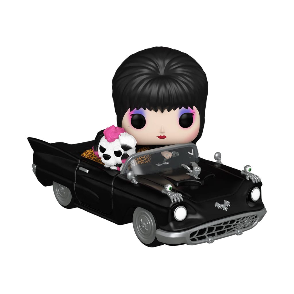 Elvira POP! Rides Deluxe Vinyl Elvira w/Macabre Mobile 9 cm