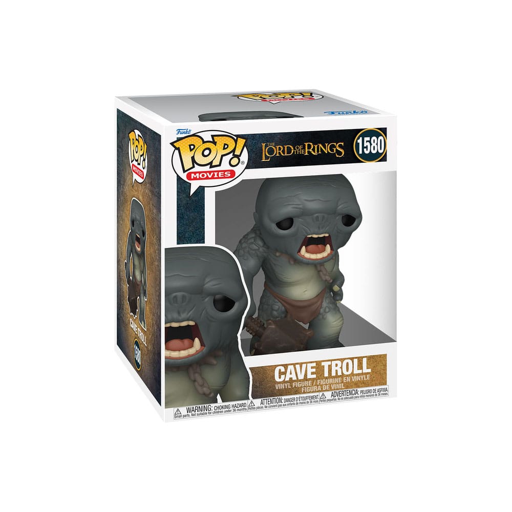 Der Herr der Ringe Supergroßer POP! Animation Vinylfigur Cave Troll 15 cm