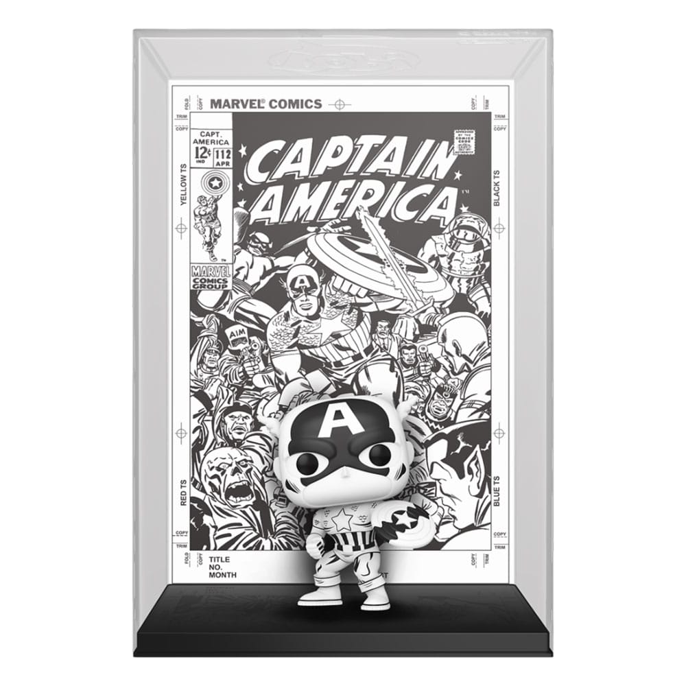 Marvel 85th Anniversary POP! Comic Cover Vinyl Figure Captain America 9 cm - Damaged packaging