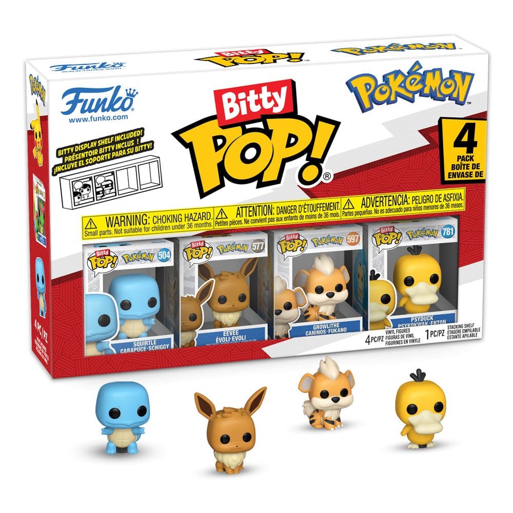 Pokémon Bitty POP! Vinyl Figure 4-Pack Series 4 2 cm