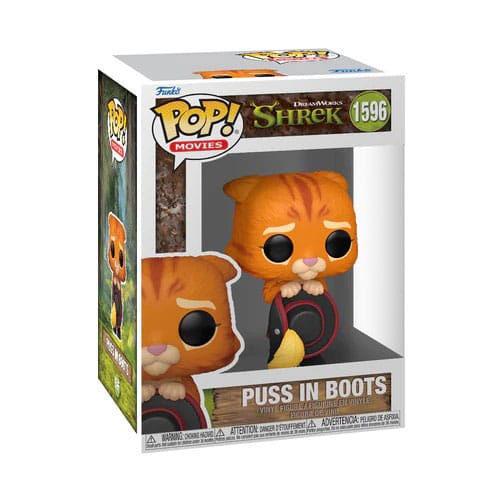 Shrek POP! Filme Vinylfigur 30. Jubiläum Der gestiefelte Kater 9 cm