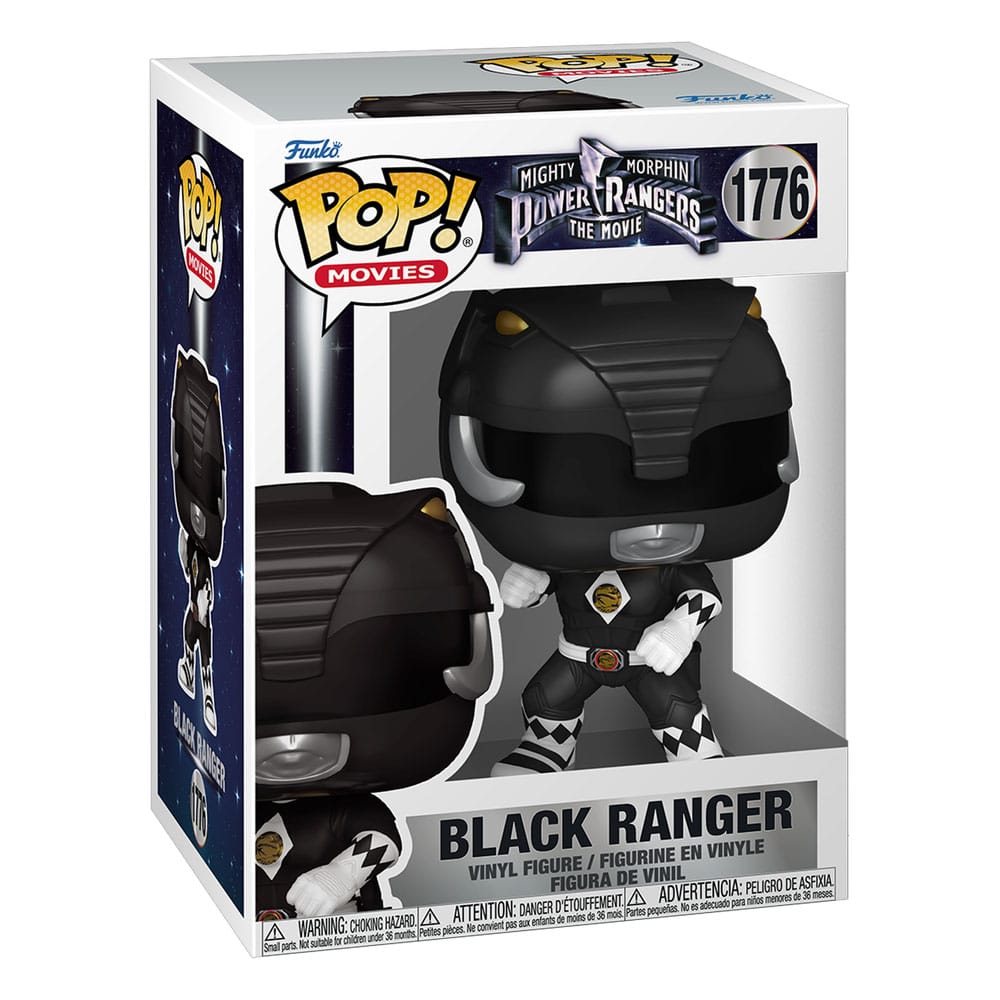 Mighty Morphin Power Rangers: The Movie POP! Movies Vinyl Figures Black Ranger 9 cm