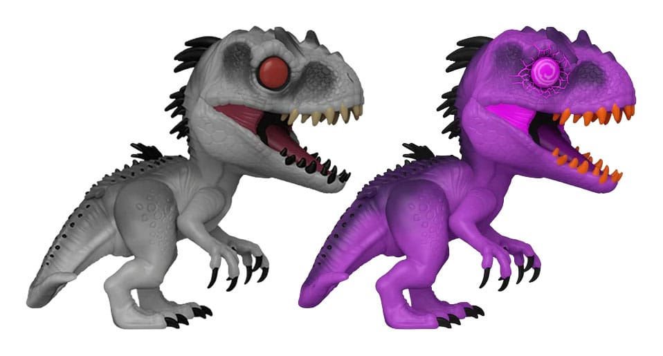 Jurassic Park Supergroßer POP! Animation Vinylfigur Indominus Rex mit Chase 15 cm Sortiment (3)