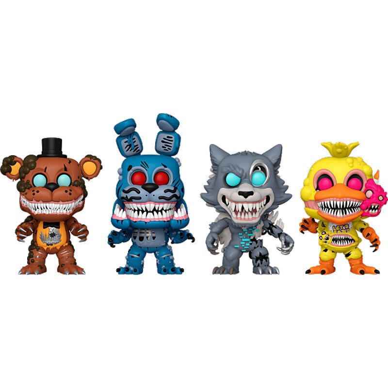 Five Nights at Freddy's POP! TV Vinyl Figure 4-Pack Twisted Ones 9 cm