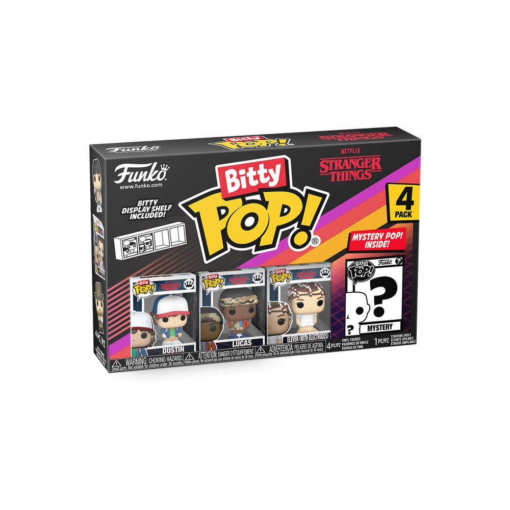 Stranger Things Bitty POP! Vinyl Figure 4-Pack Dustin 1-inch