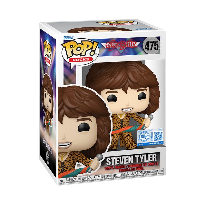 Aerosmith POP! Rocks Vinyl Figure Steven Tyler (Leopard Outfit) Exclusive Edition 9 cm