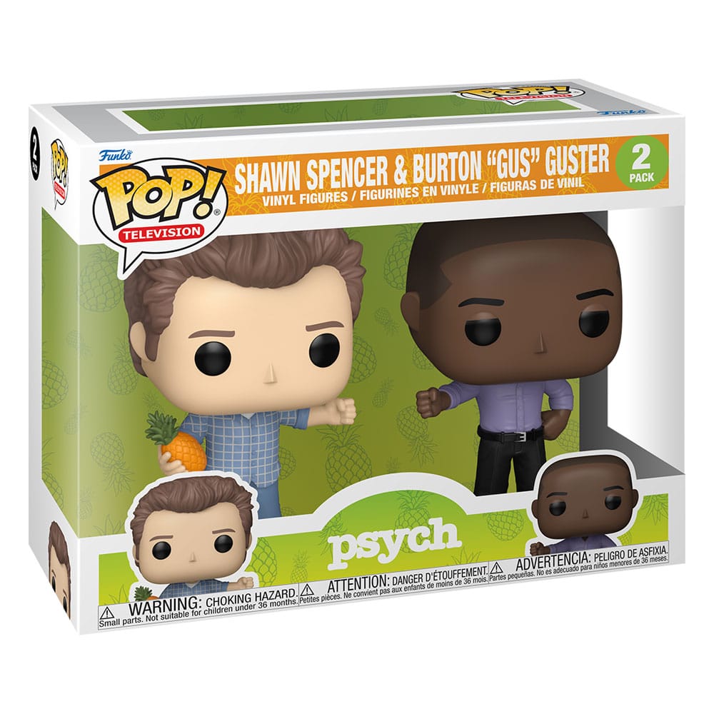 Psych POP! Vinyl Figures 2-Pack Shawn&Gus 9 cm