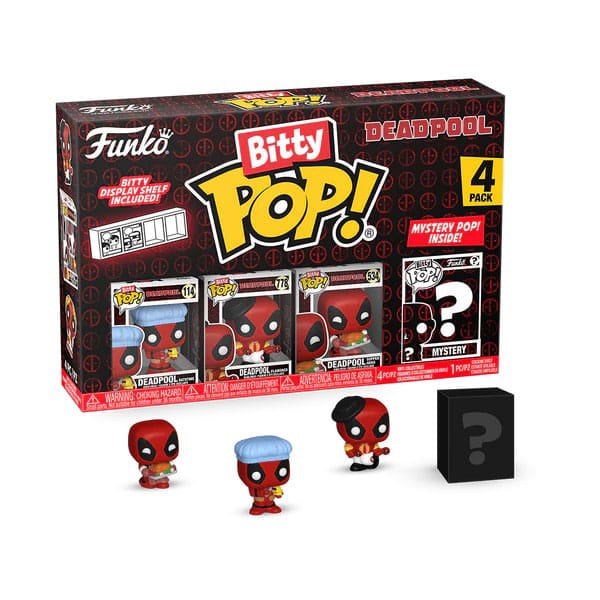 Deadpool Bitty POP! Vinylfigur 4er-Pack Badezeit 2,5 cm