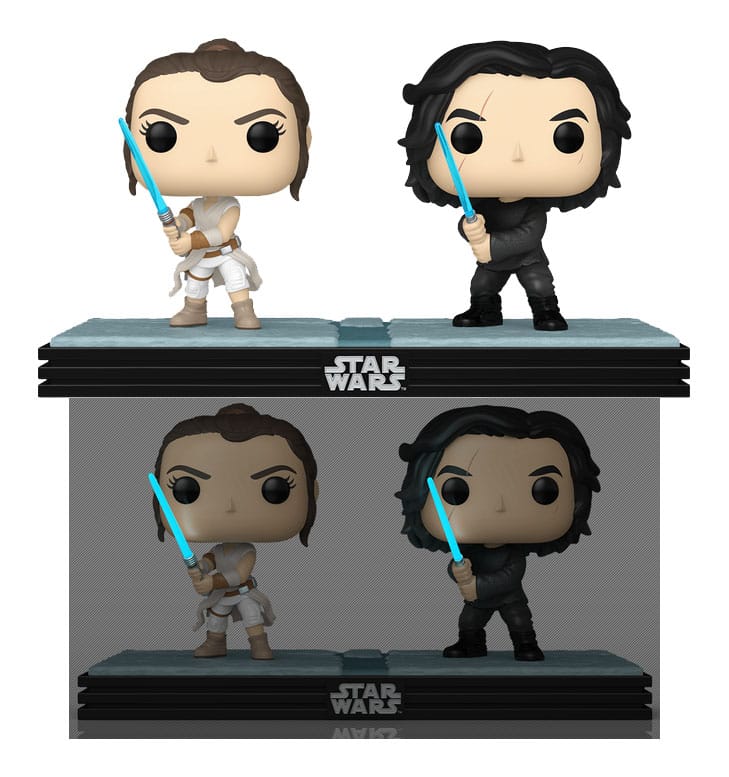 Star Wars POP! Movie Moments Vinyl Bobble-Head 2-Pack Kylo & Rey 9 cm