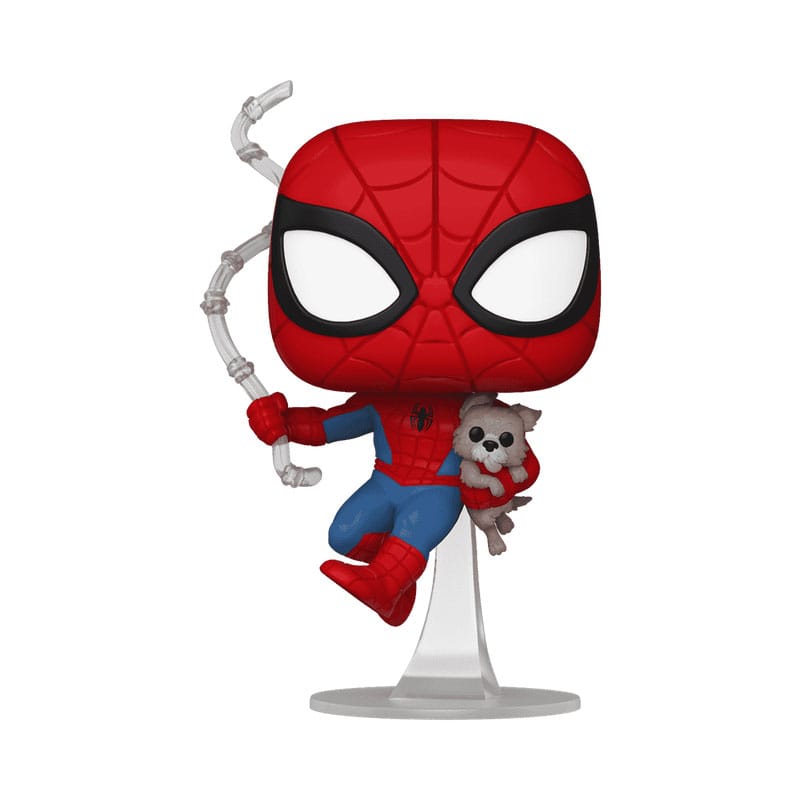 Spider-Man POP&Buddy! Movies Vinyl Figures Spidey w/Sandwich(Dog) 9 cm