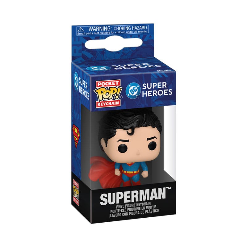 DC Comics POP! Vinyl Keychains 4 cm New Classics - Superman Display (12)