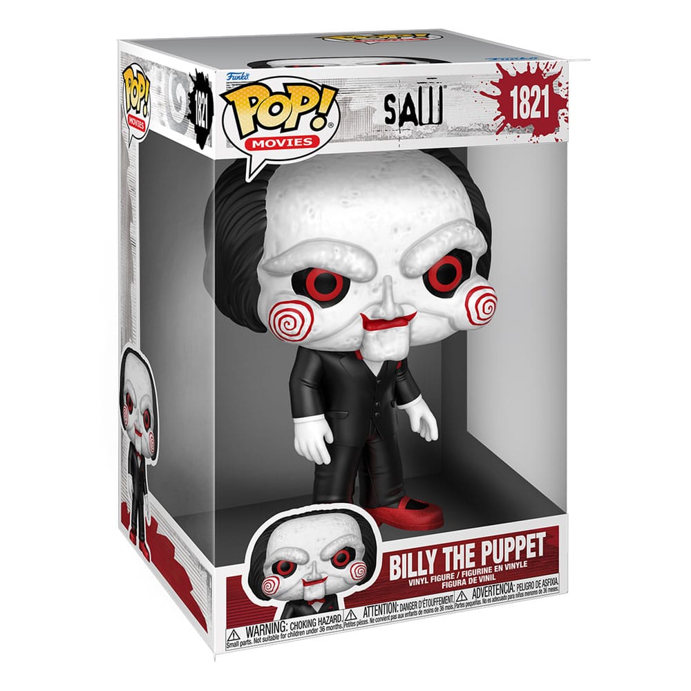 Saw Super Sized Jumbo POP! Movies Vinyl Figure Billy the Puppet 25 cm