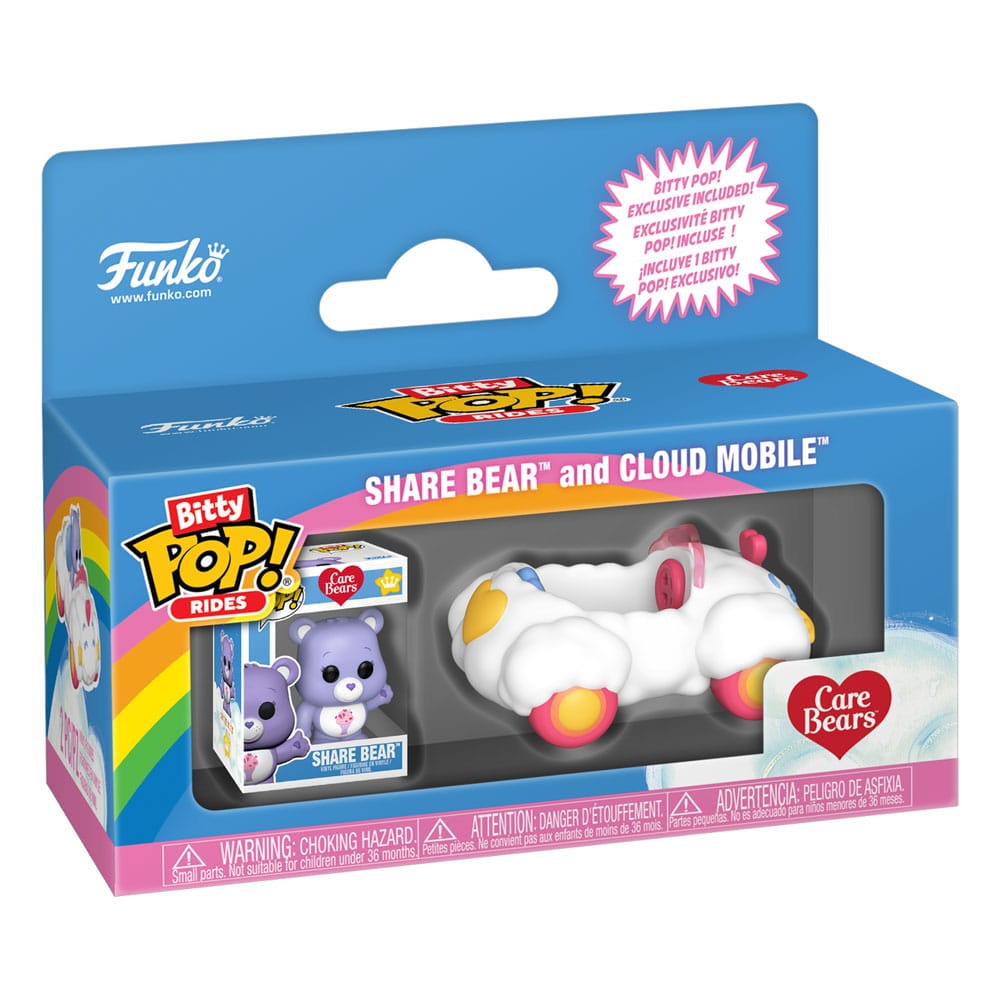 Care Bears Bitty POP! Rides Vinyl Figure Share Bear and Cloud Mobile