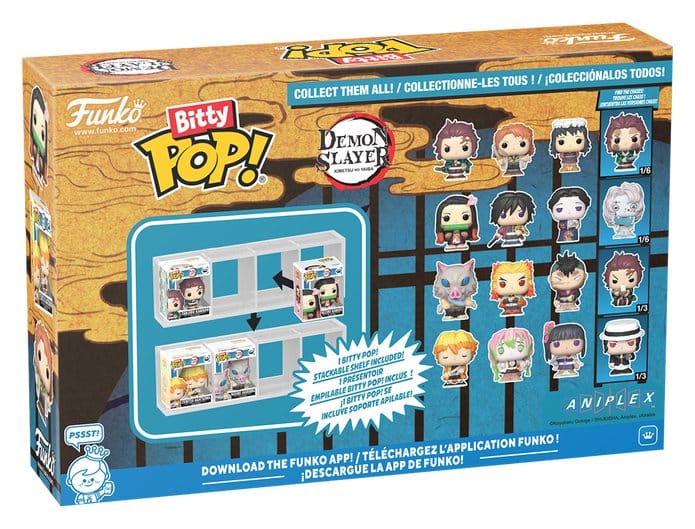 Demon Slayer: Kimetsu no Yaiba Bitty POP! Vinyl Figure 4-Pack Zenitsu 2.5 cm